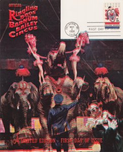 US Sc 1309, 1966 5c Circus Official Ringling Bros & Barnum & Bailey, First Day