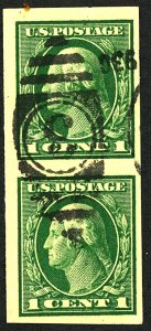 U.S. #408 USED PAIR