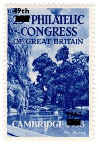 (I.B) Cinderella : 49th Philatelic Congress (Cambridge 1967) The Backs