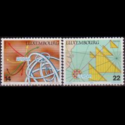 LUXEMBOURG 1994 - Scott# 910-1 Europa-Invention Set of 2 NH
