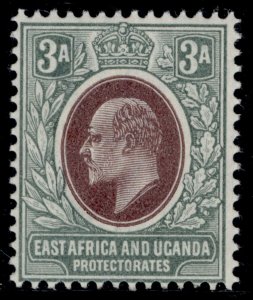 EAST AFRICA and UGANDA GV SG5, 3a brown-purple & green, LH MINT. Cat £28.