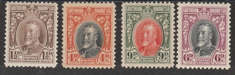 SOUTHERN RHODESIA 1931 KGV FIELD MARSHALL RANGE TO 9D 