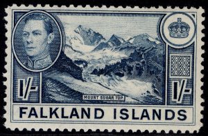 FALKLAND ISLANDS GVI SG158b, 1s dull blue, M MINT. Cat £38.