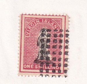 VIRGIN ISLANDS # 8 VF-USED 1sh CAT VALUE $108 