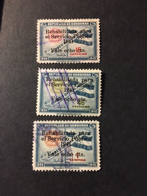 Honduras sc C113,C114,C116 u