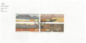 SOUTH AFRICA REPUBLIC - 1975 - Tourism - Perf 4v Block - Light Hinged