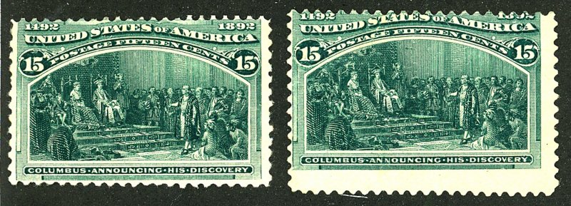 U.S. #238 MINT NG SET