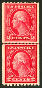 U.S. #487 MINT PAIR OG NH