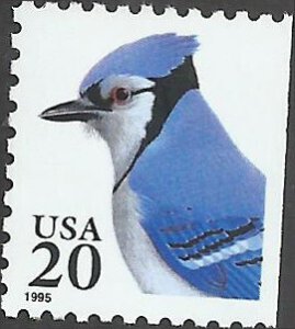 # 2483 MINT NEVER HINGED ( MNH ) BLUE JAY    
