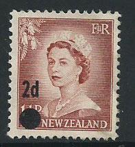 New Zealand SG 763 Surch 2d Used