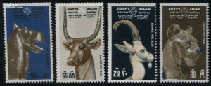 Egypt (Republic) 1976, Grave sculptures 4v, MNH