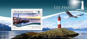 Lighthouses Architecture Stamps Togo 2014 MNH Portland Head Lighthouse 1v S/S