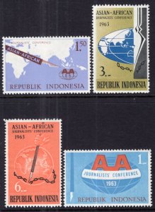 Indonesia 593-596 MNH VF