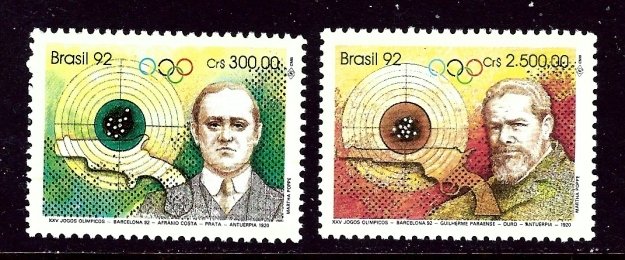 Brazil 2349-50 MNH 1992 Olympics    (ap4353)