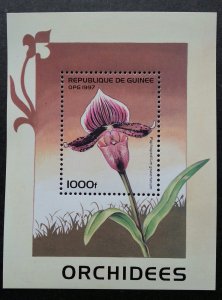 *FREE SHIP Guinea Orchids 1997 Flower Flora Plant (miniature sheet) MNH