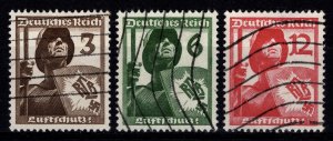 Germany 1937 Fourth Anniversary of Civil Defence Union, Set [Used]