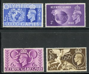 Great Britain # 271-4, Mint Hinge. CV $ 7.10