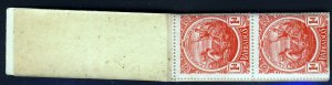 BARBADOS KG V 1916 Booklet Full Contents + Leaves 12x½d & 18x1d Stapled SG SB3