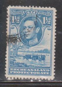 BECHUANALAND PROTECTORATE Scott # 126 Used - KGVI & Cattle