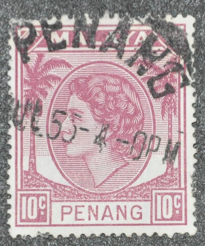 DYNAMITE Stamps: Malaya Penang Scott #35  USED