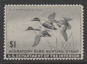 U.S. Scott Scott #RW12 Duck Stamp - Mint Single