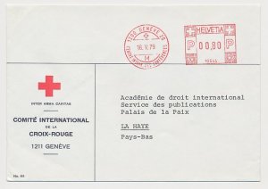 Meter cover Switzerland 1979 International Committee of the Red Cross