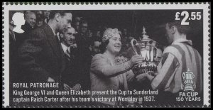 GB 4641 The FA Cup Royal Patronage £2.55 single (1 stamp) MNH 2022