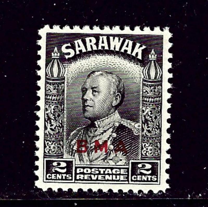 Sarawak 136 MNH 1945 overprint