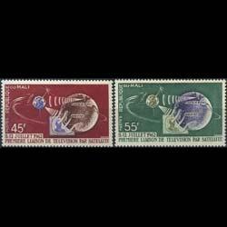 MALI 1962 - Scott# 40-1 Telstar Sat. Set of 2 NH