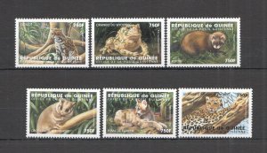 A0969 Guinea Fauna Endangered Wild Animals Of The World Extinction Set Mnh