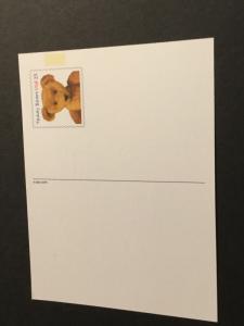 US SC# UX382 Teddy Bear Post Card MNH