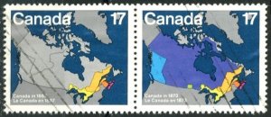 CANADA #890 & 891, USED PAIR, 1981