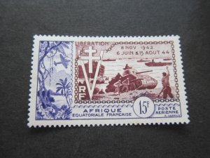French Equatorial Africa 1954 Sc C39 MH