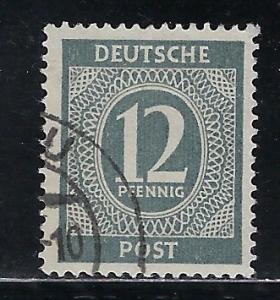 Germany AM Post Scott # 539, used