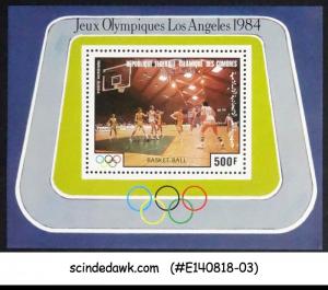 COMOROS - 1984 OLYMPIC GAMES LOS ANGELES / BASKET BALL - MIN/SHT MNH