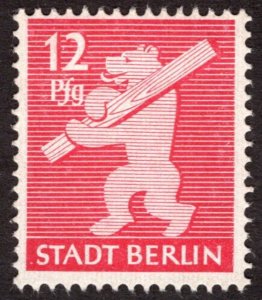 1945, Germany, Allied Occupation of Berlin 12pf, MNH, Sc 11N5