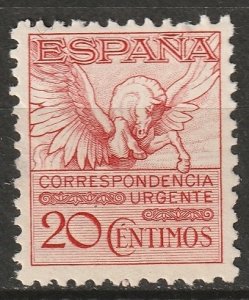 Spain 1929 Sc E3 express MH* gum thin