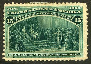 U.S. #238 MINT NG