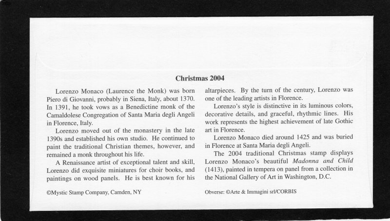 3879 Christmas, FDC Mystiv