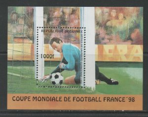 Thematic Stamps Sports - GUINEA REP 1997 FOOTBALL FRANCE 98 MS mint