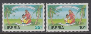 Liberia 1079-1080 MNH VF