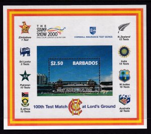 Barbados 981 Souvenir Sheet MNH VF