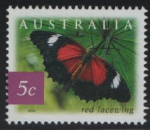 Australia 2004 MNH Sc 2235 5c Red Lacewing butterfly