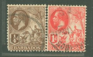 Barbados #116/118a