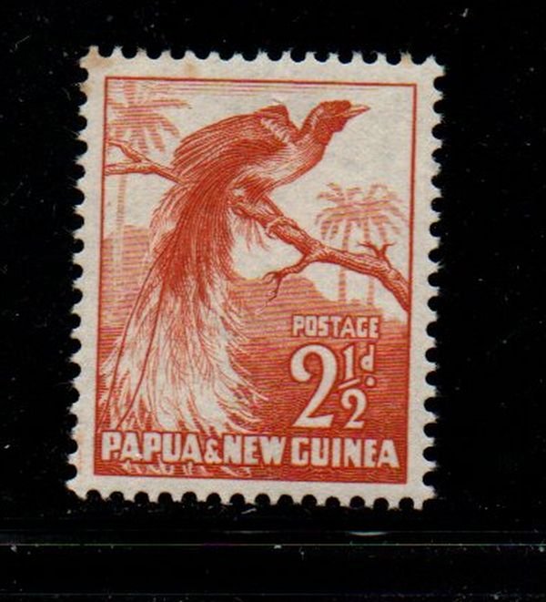 Papua New Guinea 125 1952 2 1/2d Bird of Paradise stamp mint NH