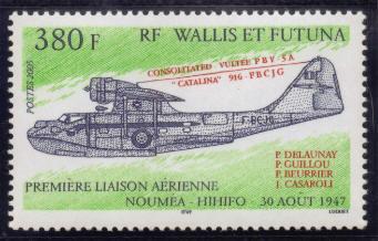 Wallis & Futuna #607 2005 Noumea to Hihifo Flight MNH