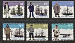 STAMP STATION PERTH Ross Dependency #L31-L36 Explorers Set  MNH CV$14.00