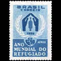 BRAZIL 1960 - Scott# C94 World Refugee Year Set of 1 NH