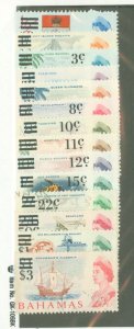 Bahamas #230-42/244 Mint (NH)