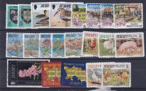 SA12g Jersey selection of used stamps